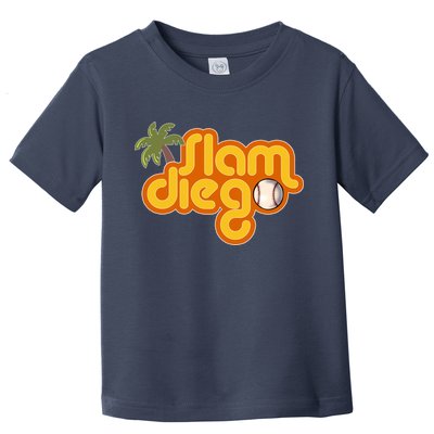 Slam Diego Tropical Baseball Toddler T-Shirt
