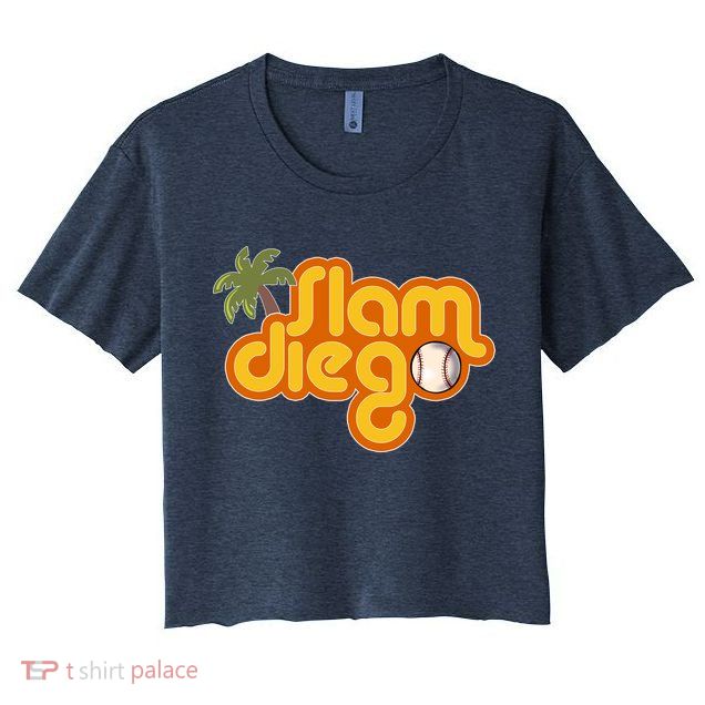 Slam Diego Tropical Baseball Crop Top