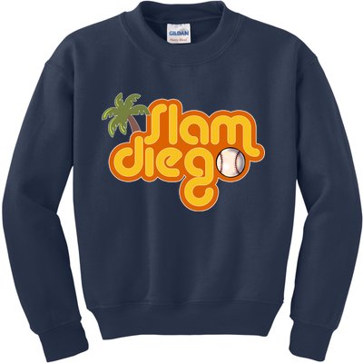 Slam Diego Tropical Baseball Kids Sweatshirt