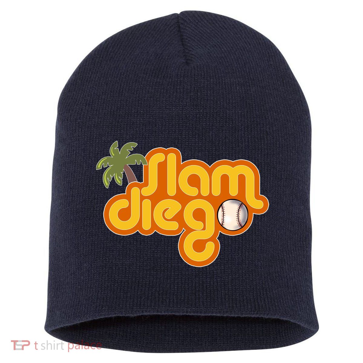 Slam Diego Tropical Baseball Short Acrylic Beanie
