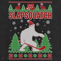 Slapsquatch Ugly Christmas Sweater Bigfoot Trucker Hat