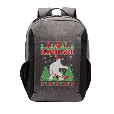 Slapsquatch Ugly Christmas Sweater Bigfoot Vector Backpack