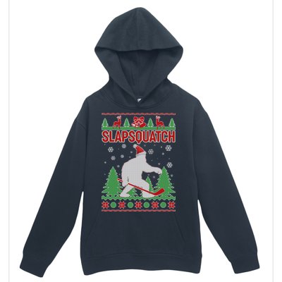 Slapsquatch Ugly Christmas Sweater Bigfoot Urban Pullover Hoodie