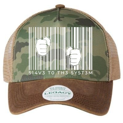 Slave To The System Barcode Legacy Tie Dye Trucker Hat