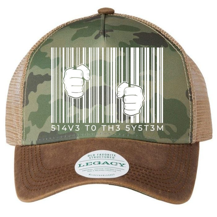 Slave To The System Barcode Legacy Tie Dye Trucker Hat