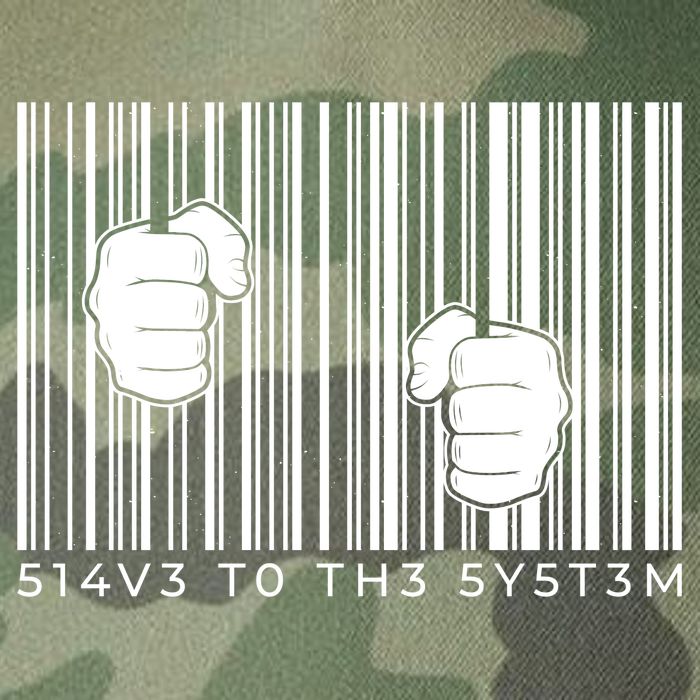 Slave To The System Barcode Legacy Tie Dye Trucker Hat