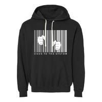 Slave To The System Barcode Garment-Dyed Fleece Hoodie