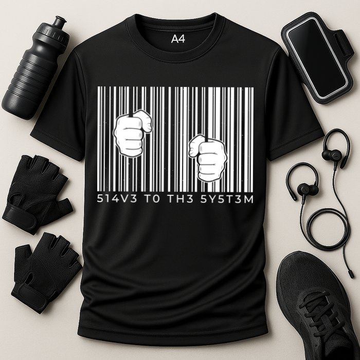 Slave To The System Barcode Performance Shirt
