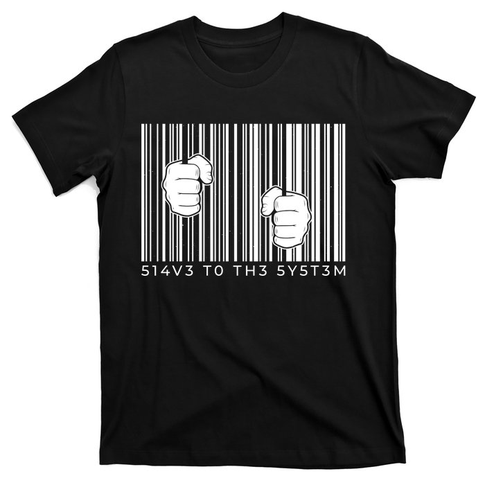 Slave To The System Barcode T-Shirt