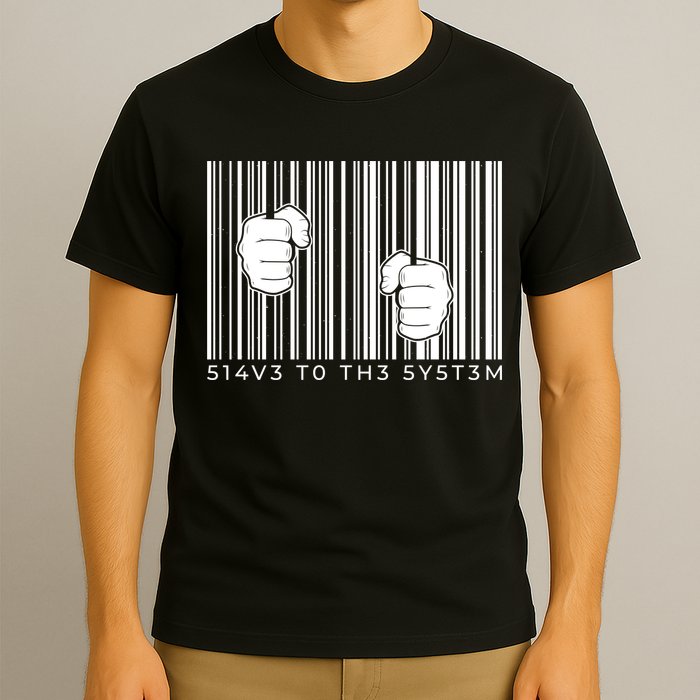 Slave To The System Barcode T-Shirt