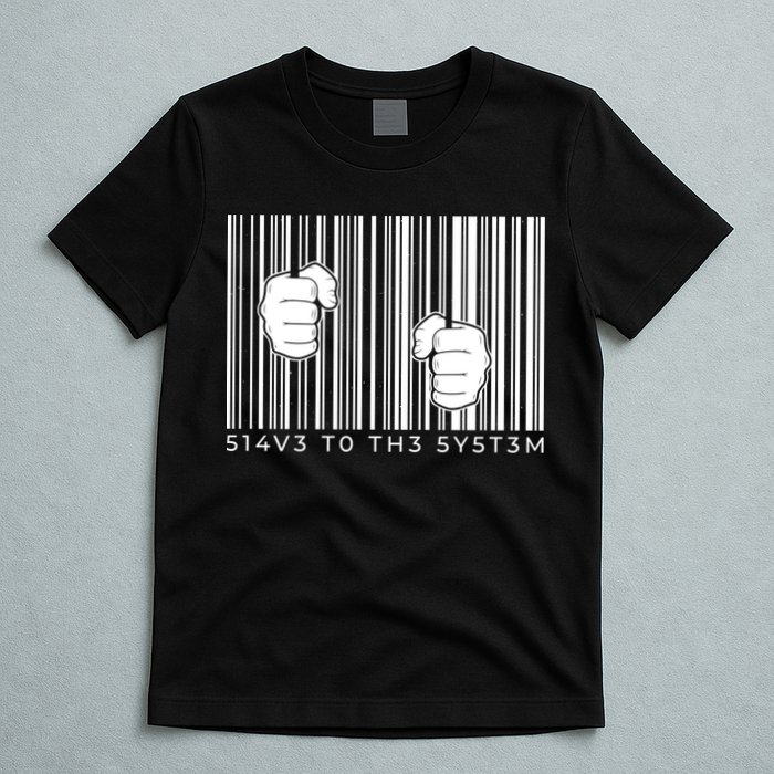 Slave To The System Barcode T-Shirt