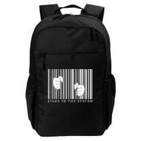 Slave To The System Barcode Backpack