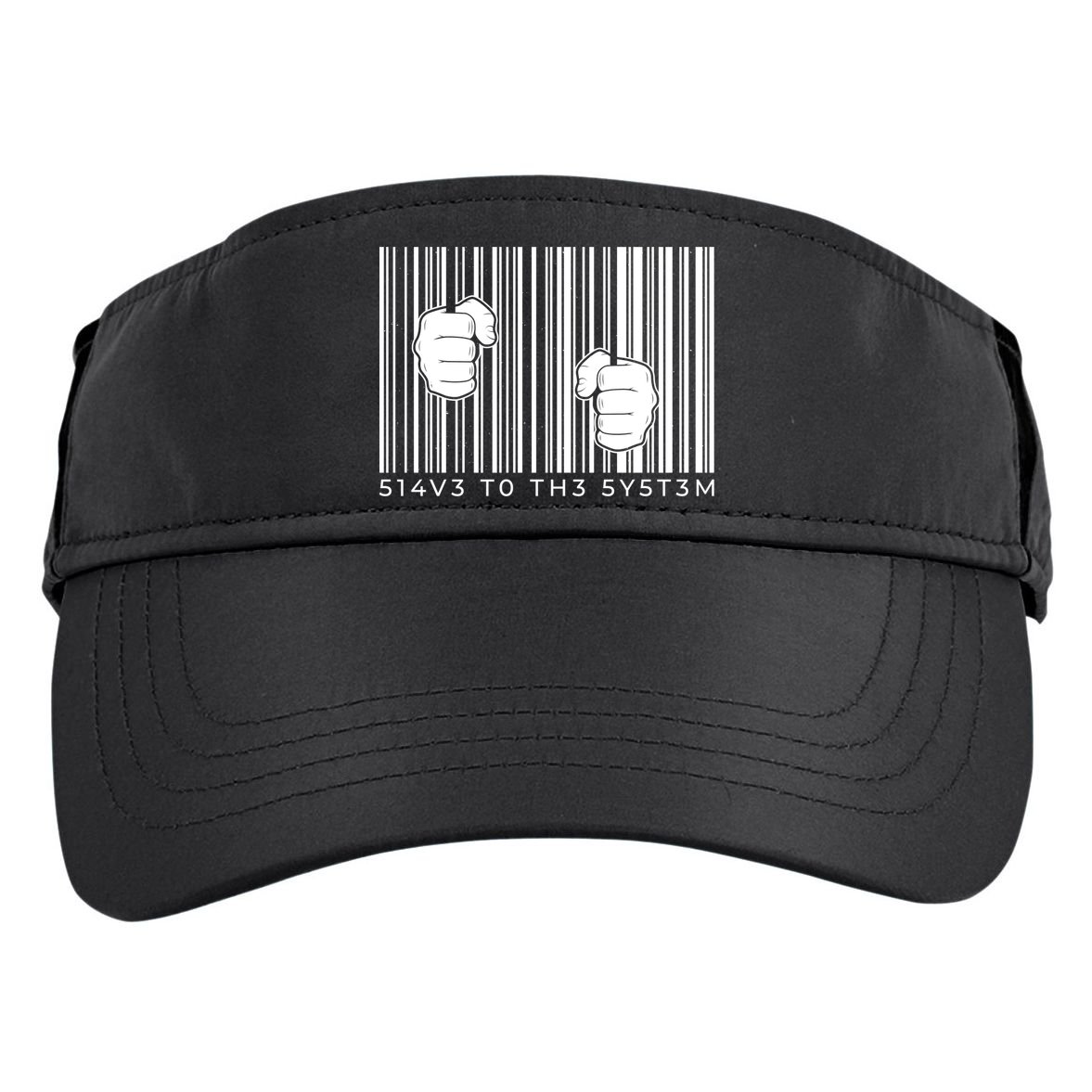 Slave To The System Barcode Adult Drive Performance Visor