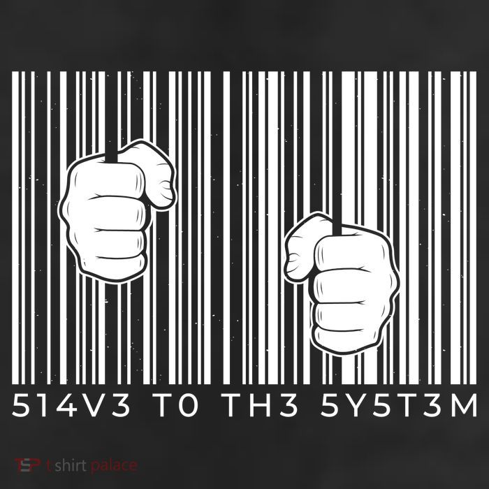 Slave To The System Barcode 11oz C Handle Ceramic Mug