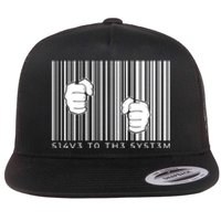 Slave To The System Barcode Flat Bill Trucker Hat