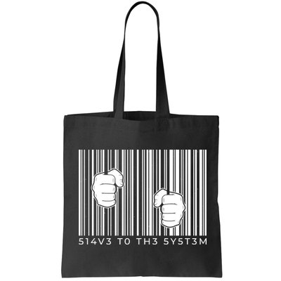 Slave To The System Barcode Bag