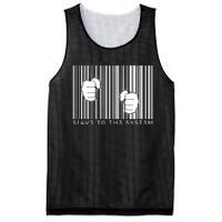 Slave To The System Barcode Mesh Reversible Basketball Jersey Tank