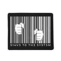 Slave To The System Barcode Mousepad