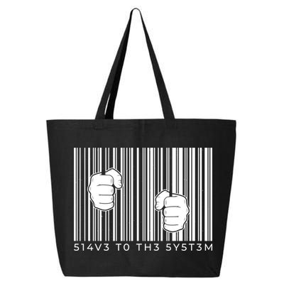 Slave To The System Barcode 25L Jumbo Tote