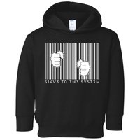 Slave To The System Barcode Toddler Hoodie