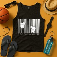 Slave To The System Barcode Tank Top