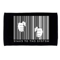 Slave To The System Barcode Microfiber Hand Towel