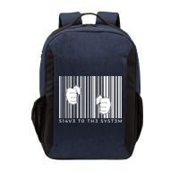 Slave To The System Barcode Vector Backpack