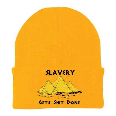 Slavery Gets Shit Done Knit Cap Winter Beanie