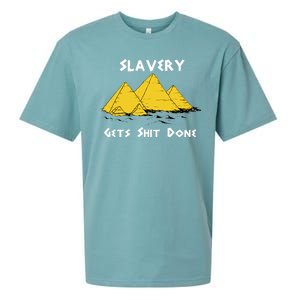 Slavery Gets Shit Done Sueded Cloud Jersey T-Shirt