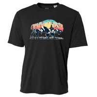 Sunset Landscape Buffalo Cooling Performance Crew T-Shirt