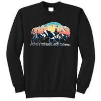 Sunset Landscape Buffalo Sweatshirt