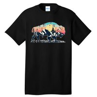 Sunset Landscape Buffalo Tall T-Shirt