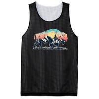 Sunset Landscape Buffalo Mesh Reversible Basketball Jersey Tank