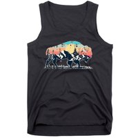 Sunset Landscape Buffalo Tank Top