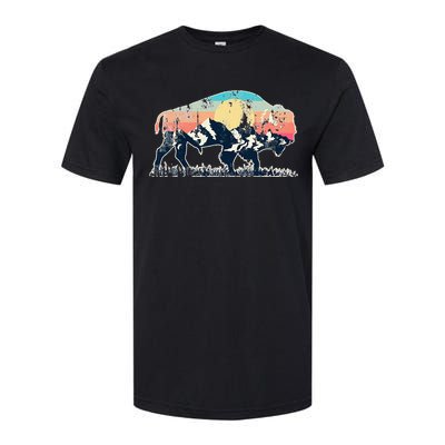 Sunset Landscape Buffalo Softstyle CVC T-Shirt