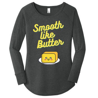 Smooth Like Butter Women's Perfect Tri Tunic Long Sleeve Shirt