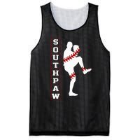 Southpaw Lefty Baseball Left Handed Funny Pitcher Player Fan Mesh Reversible Basketball Jersey Tank