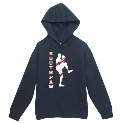 Southpaw Lefty Baseball Left Handed Funny Pitcher Player Fan Urban Pullover Hoodie