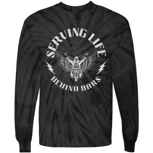 Serving Life Behind Bars Motorcycle Apparel Motorcycle Tie-Dye Long Sleeve Shirt