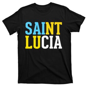 Saint Lucia Bold Color Block T-Shirt