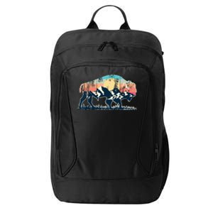 Sunset Landscape Buffalo Gift City Backpack