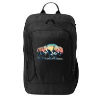 Sunset Landscape Buffalo Gift City Backpack