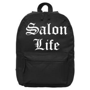 Salon Life Beautician Hairdresser Hairstylist Barber 16 in Basic Backpack