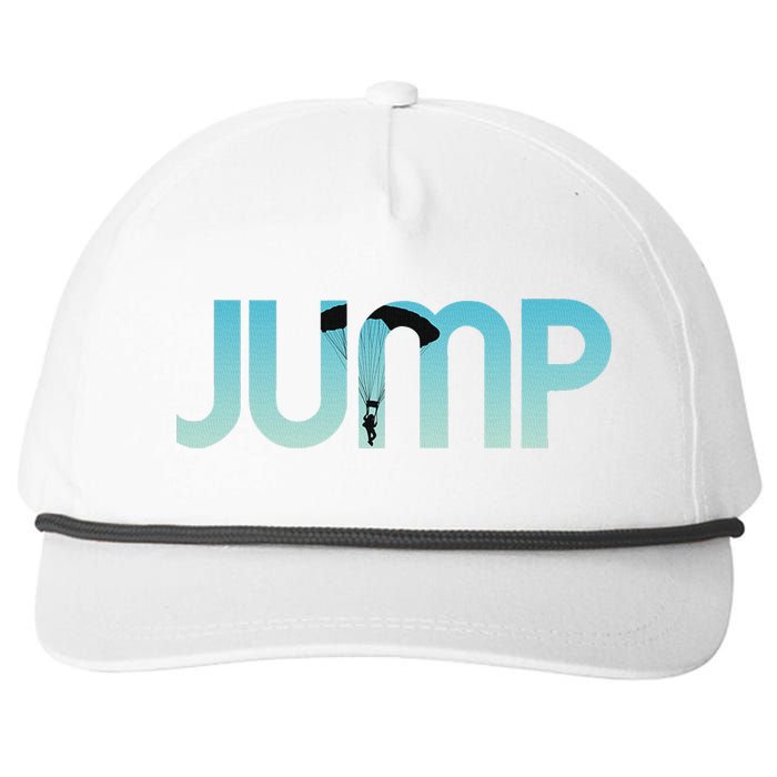 Skydiving Love Base Jumping For Skydivers Snapback Five-Panel Rope Hat