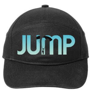 Skydiving Love Base Jumping For Skydivers 7-Panel Snapback Hat