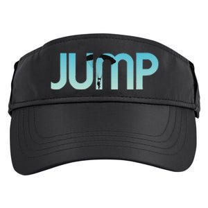 Skydiving Love Base Jumping For Skydivers Adult Drive Performance Visor