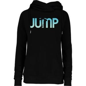 Skydiving Love Base Jumping For Skydivers Womens Funnel Neck Pullover Hood