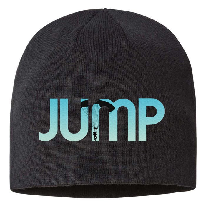 Skydiving Love Base Jumping For Skydivers Sustainable Beanie