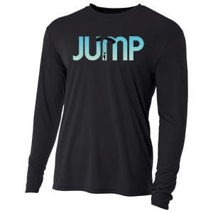 Skydiving Love Base Jumping For Skydivers Cooling Performance Long Sleeve Crew