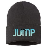 Skydiving Love Base Jumping For Skydivers Sustainable Knit Beanie